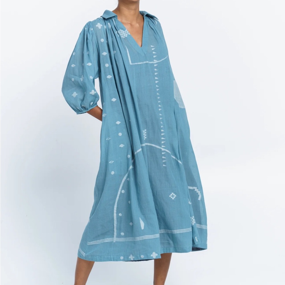 World of crow Relaxed fit midi dress 2X